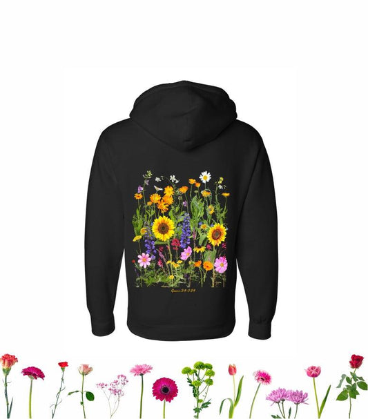 Hooded Sweatshirt Garden of Eden (Unisex) Black