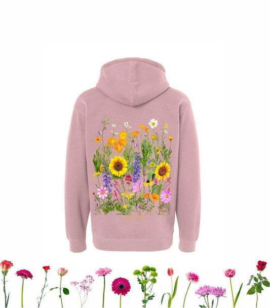 Hooded Sweatshirt Garden of Eden (Unisex) Dusty Pink