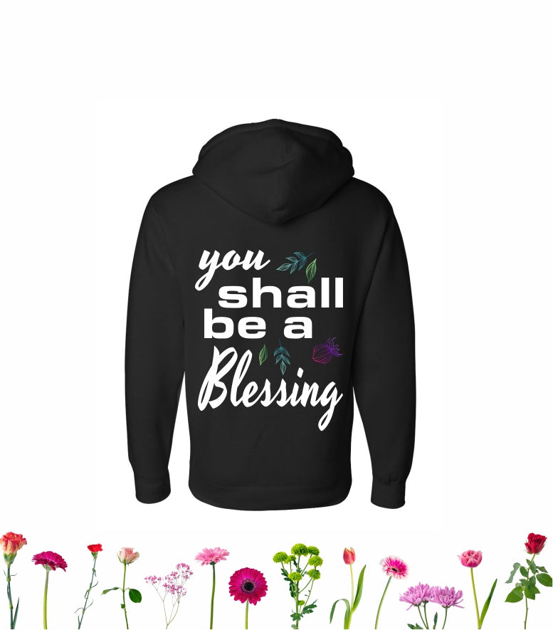 Hooded Sweatshirt Garden of Eden the Message (Unisex) Black