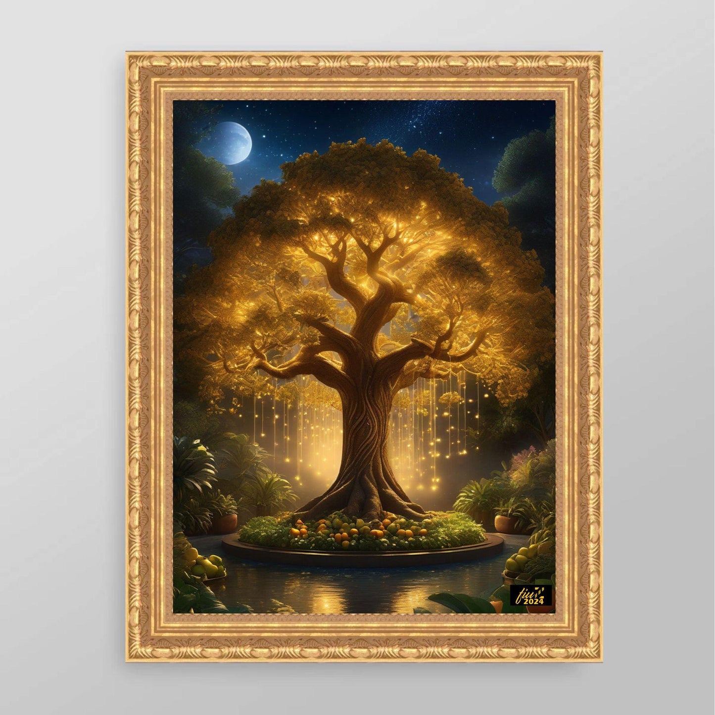 Garden of Eden Artistic Painting #03