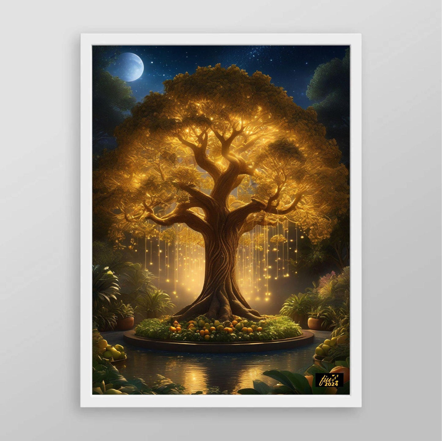 Garden of Eden Artistic Painting #03